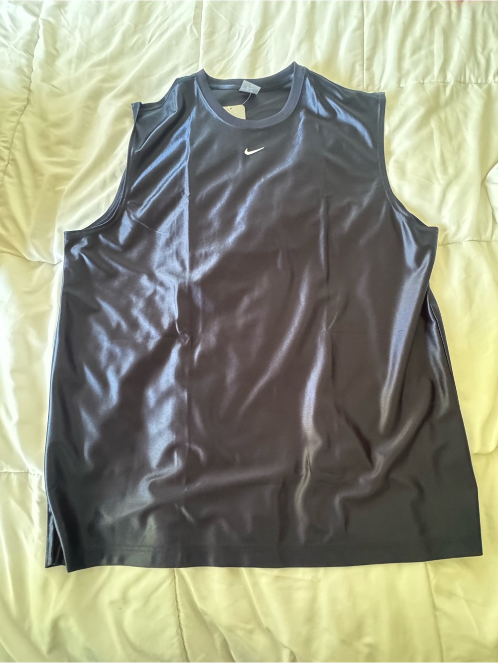 NWT Nike Men’s Blue Sleeveless basketball Shirt sz XXL